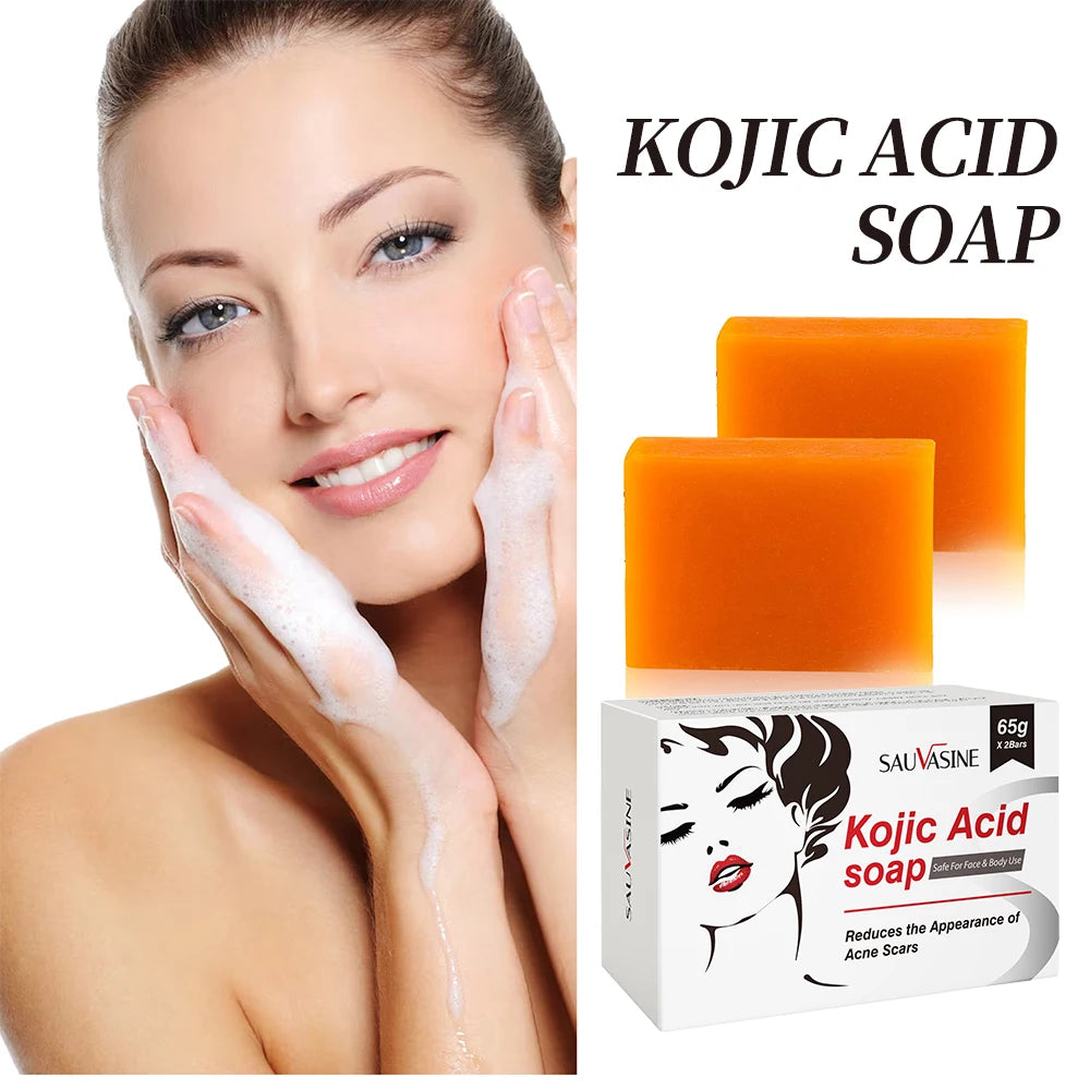2Pcs Handmade Kojic Acid Soap