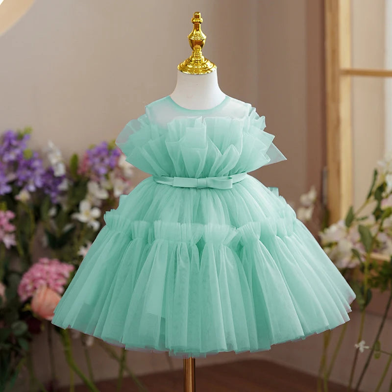 Flower Tulle Tutu  Formal Dress