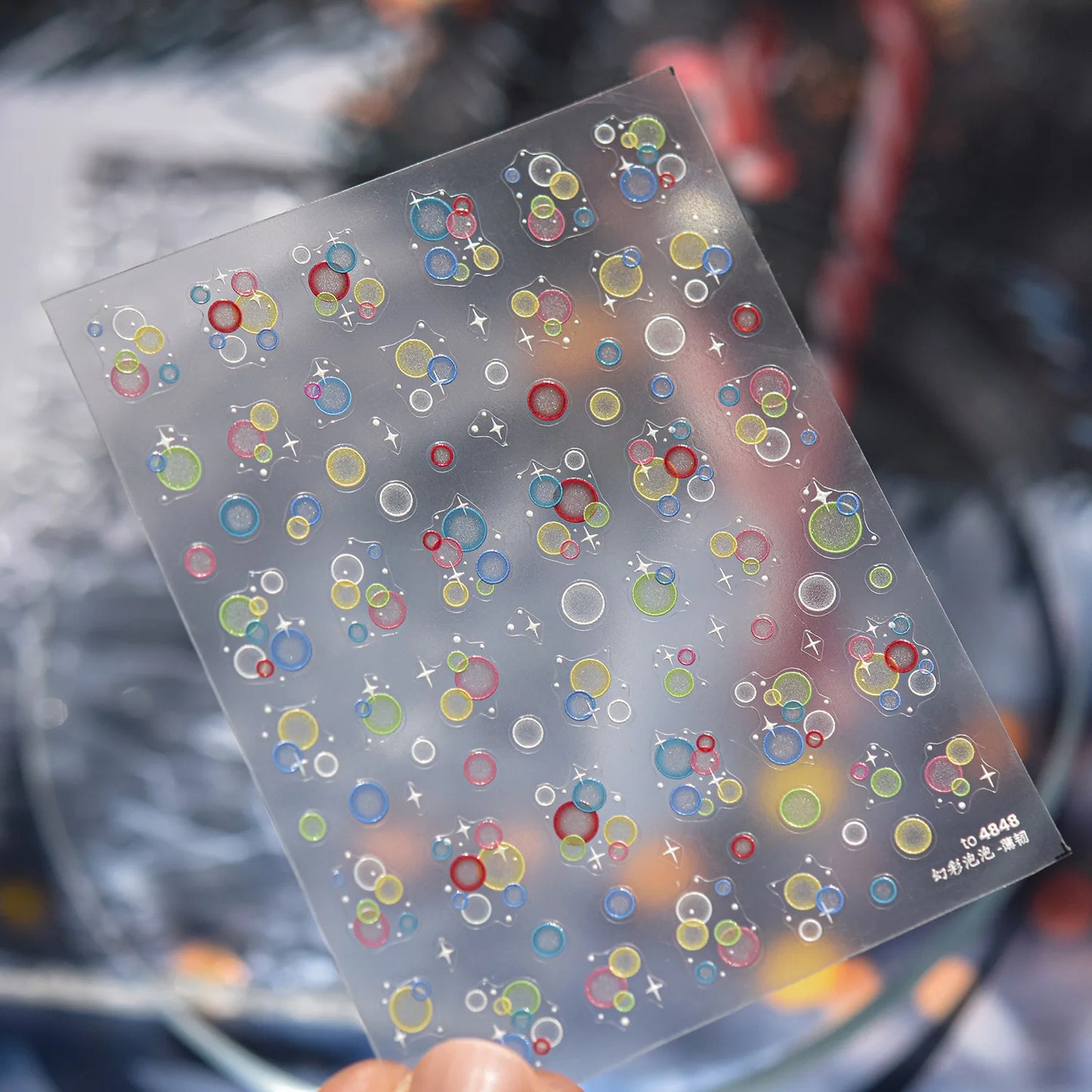 Soft Relief Decoration Nail Art Stickers