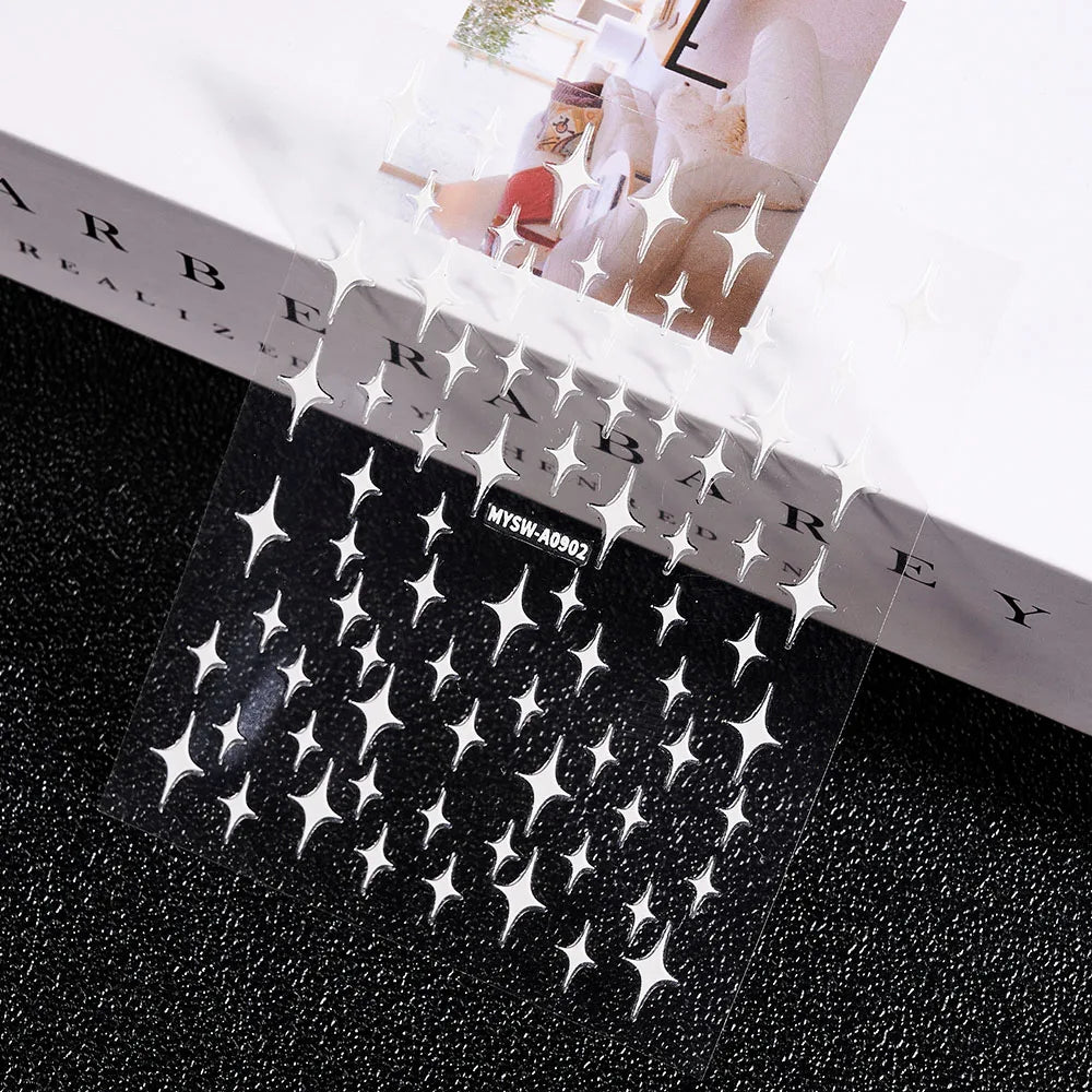 3 D Bronzing Nail Art Sticker