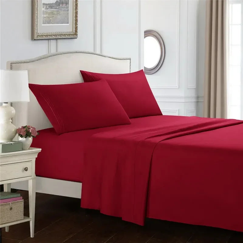 Embroidery Brushed  Bed Set