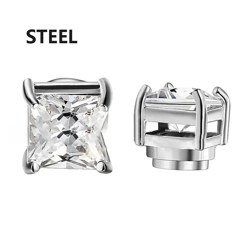 Magnetic Ear Clips Stud Earrings