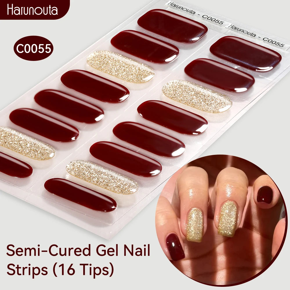Semi Cured Gel Nail Sticker