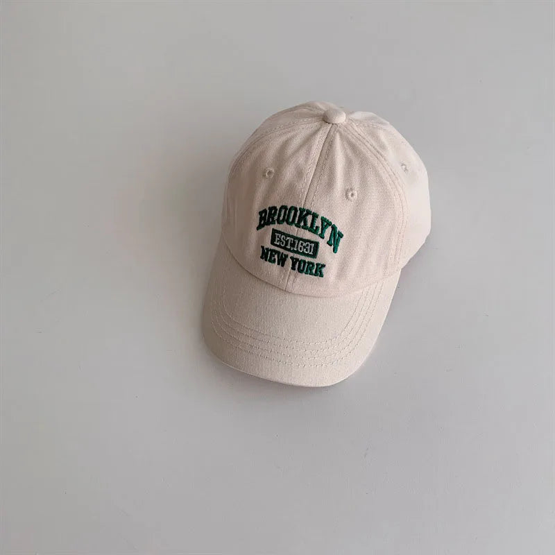 Korean Baby Baseball Letter Embroidery Cap