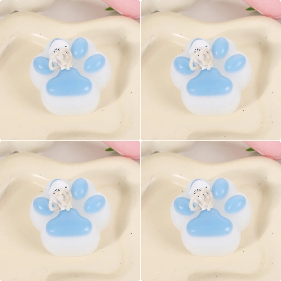 1pc/4pc Cat Paw Design Scented Candle ,For Birthday, Valentine's Day, Diy Home Decoration, party decoration, wedding souvenirs