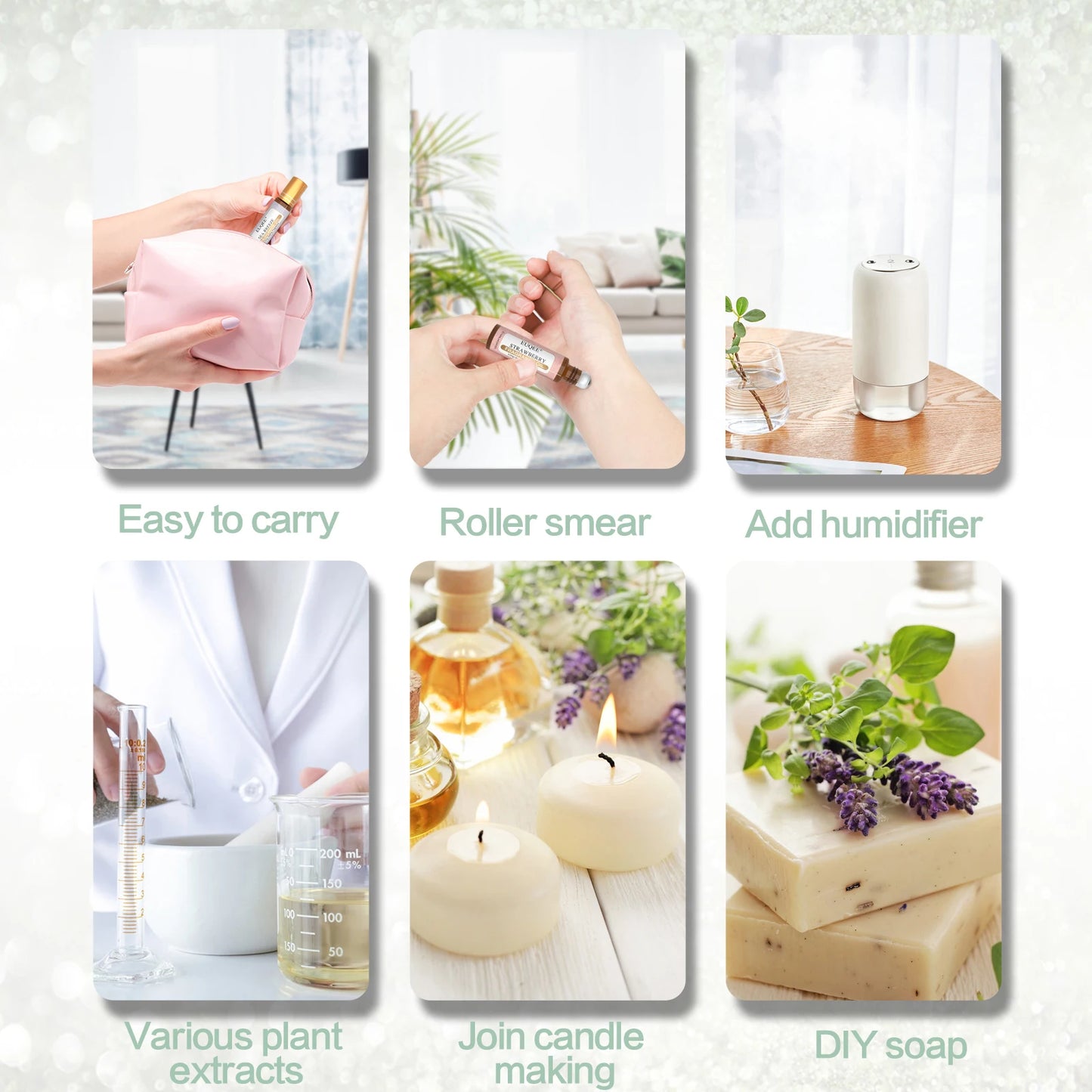 Fragrance Oil Roll-On Long Lasting Scent