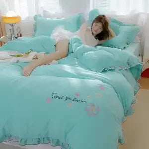 Winter Thickened Warm Four-piece Set