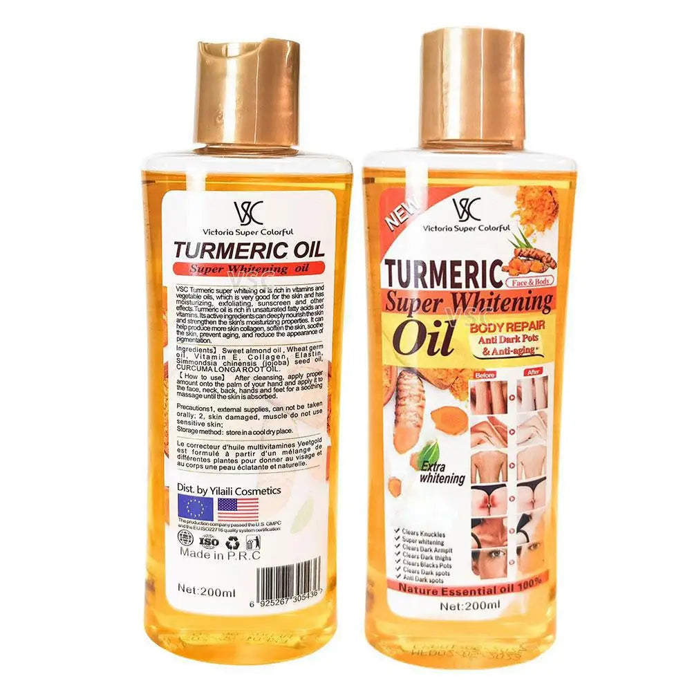 3/1pcs Turmeric Essential Facial Body Massage oil