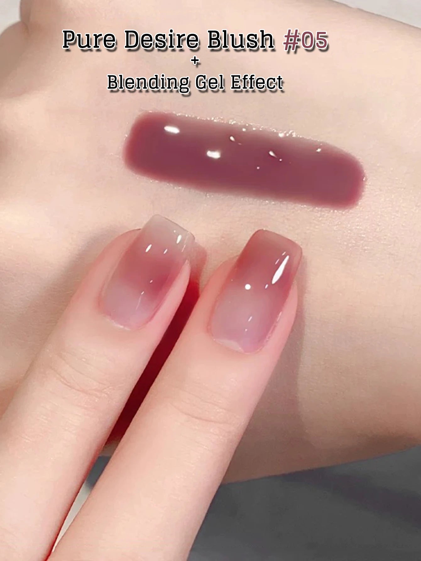 Pure Desire Blush Jelly Gel Nail Polish