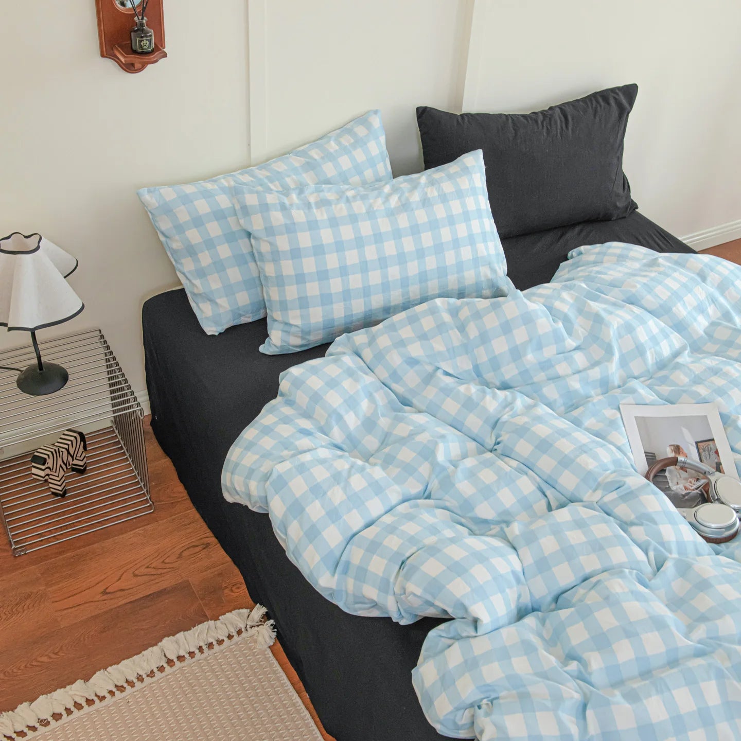 Vintage Style Plaid Bedding Sets