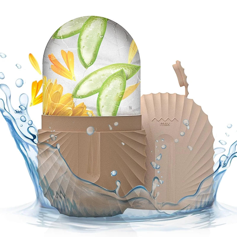 Ice Face Roller Ice Cube Beauty Massage Facial Roller