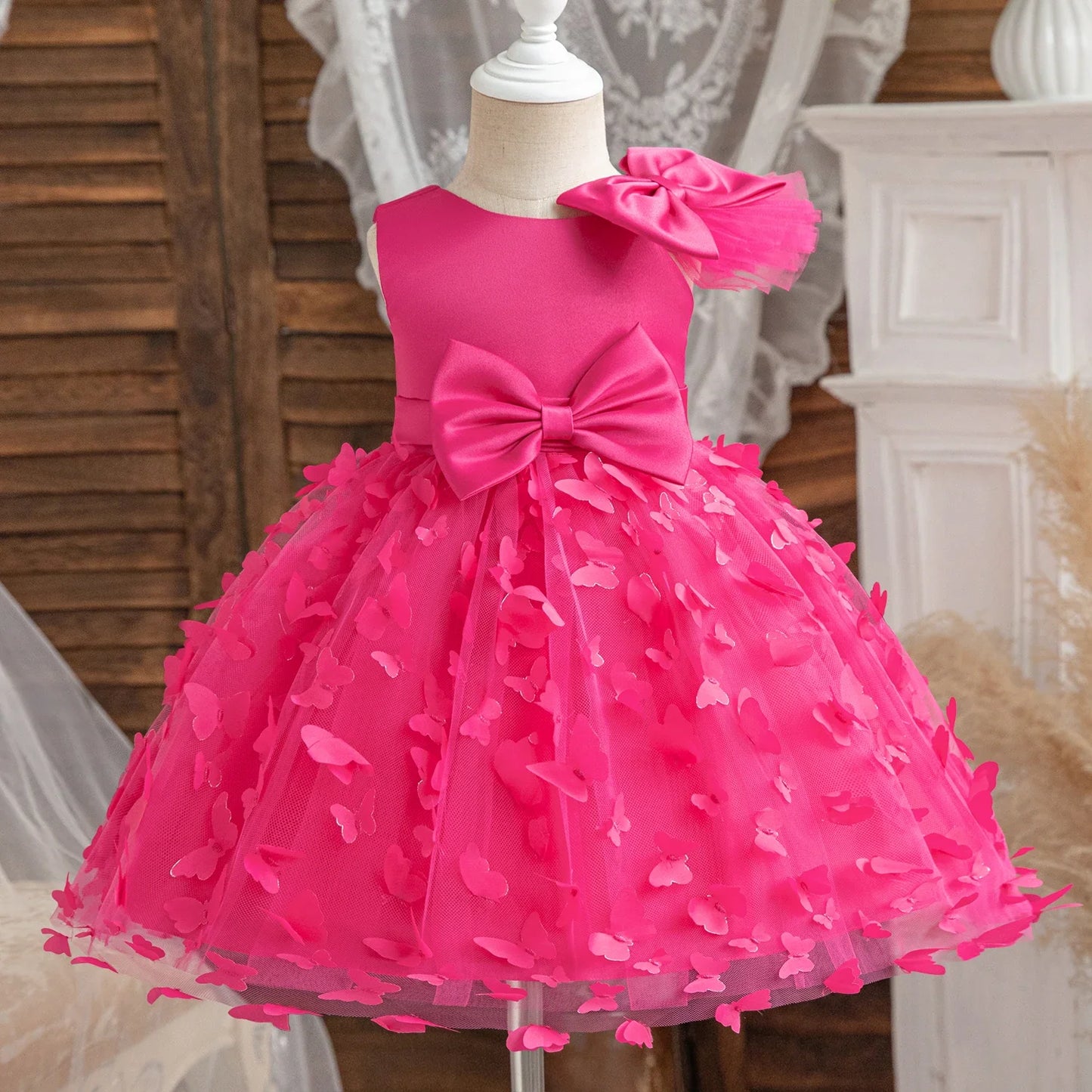 Princess Sequins Baptism Luxury Dress
