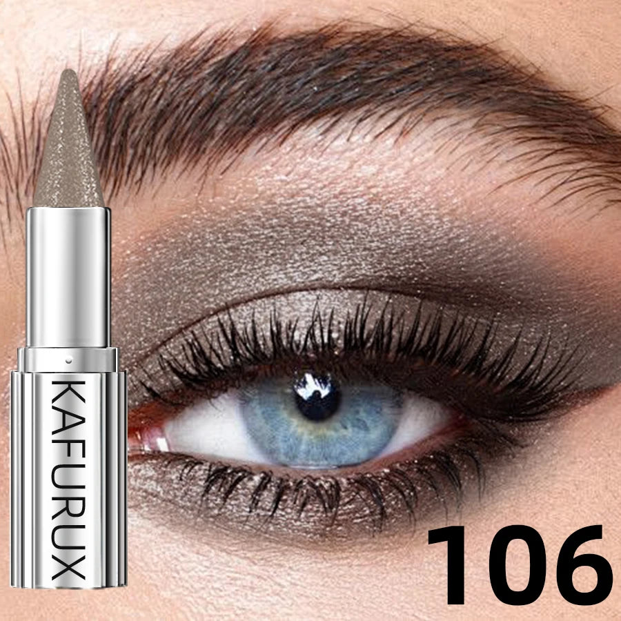 12 Colors Metallic Eye shadow Pencil Glitter