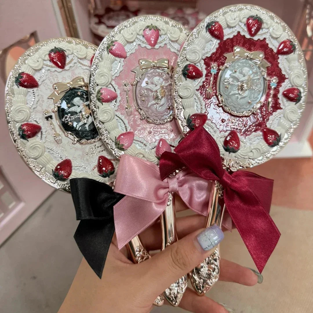 Matte Lip Cream Pressed Powder Liquid Blush Mirror Makeup Kit