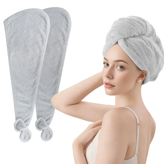 Super Absorbent Microfiber Hair Drying Cap