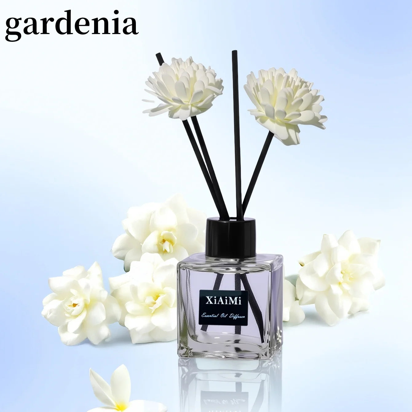 Flameless Home Fragrance Freesia Lavender Aromatherapy Oil with Reed Diffuser Stick Liquid Air Freshener Room Decor Ornaments