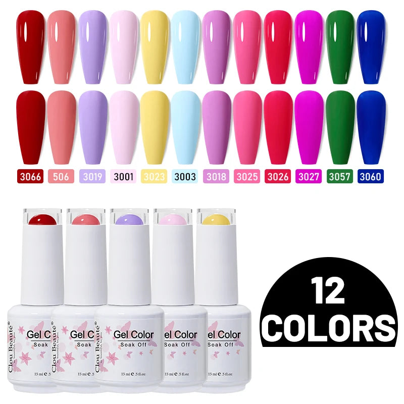 Gel Nail Polish Set
