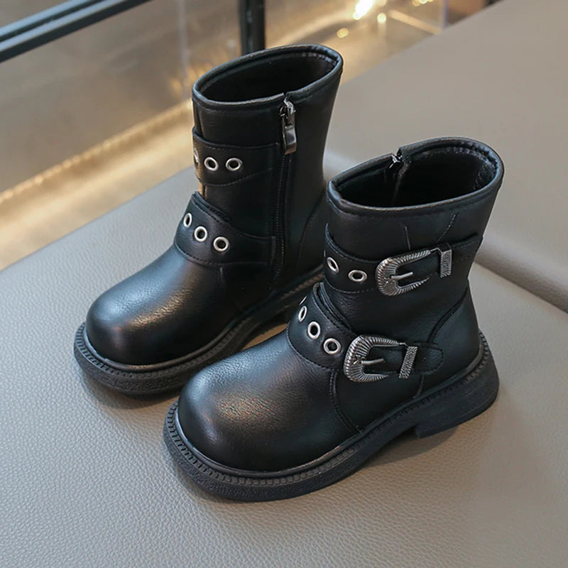 Fashion Metal Belt Buckle Decoration Riding Boot