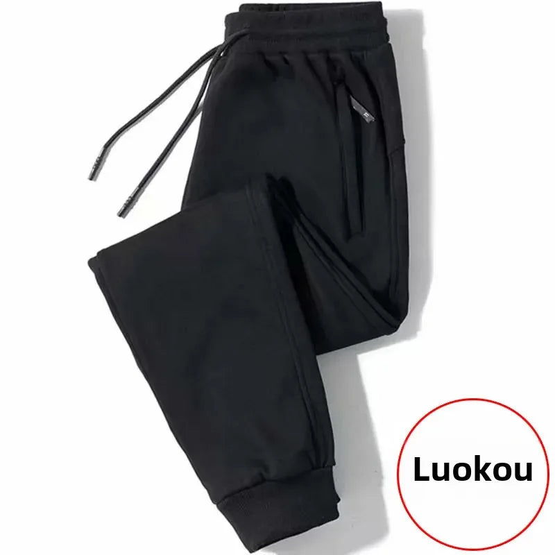 Men's Loose-Fit  Long Casual Trouser