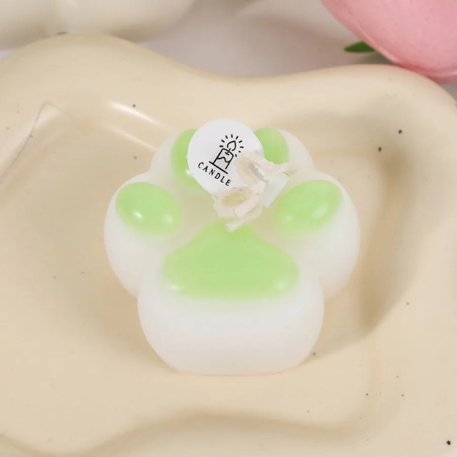 1pc/4pc Cat Paw Design Scented Candle ,For Birthday, Valentine's Day, Diy Home Decoration, party decoration, wedding souvenirs