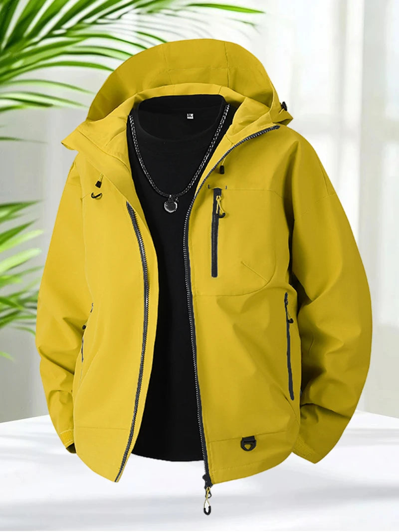 Windbreaker Hooded Zip Up Hiking Jackets