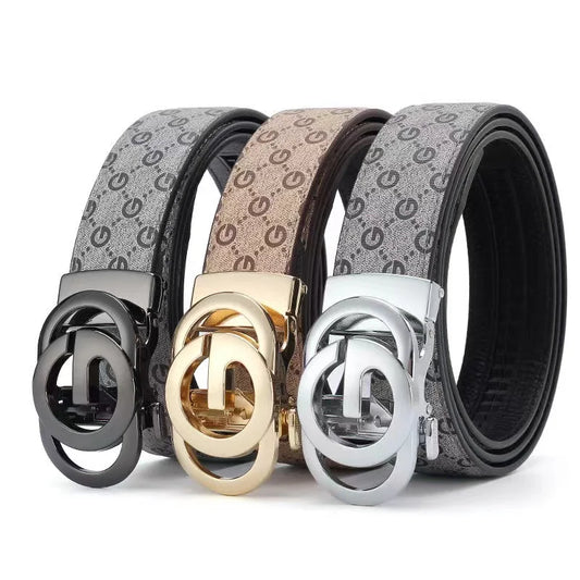 Top men's genuine leather fashion luxury belt
