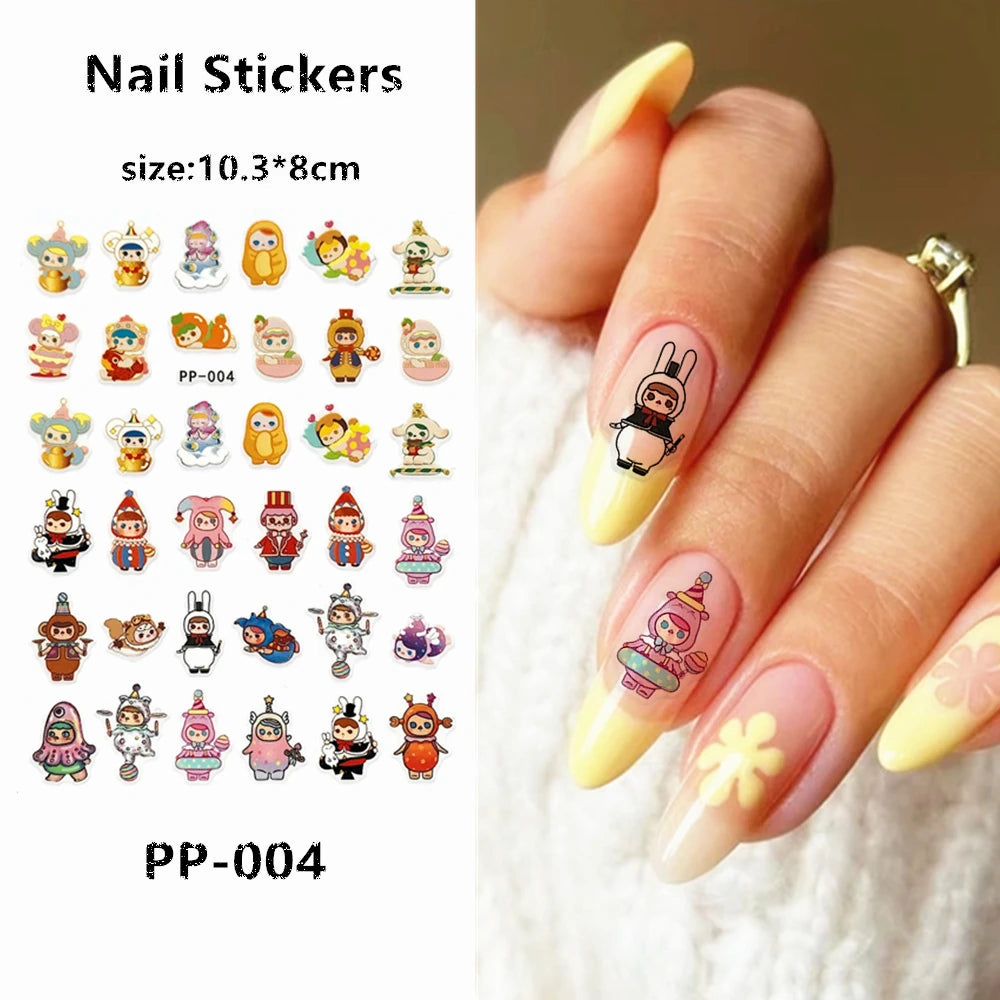 Cute 3 D Nail art Nail sticker