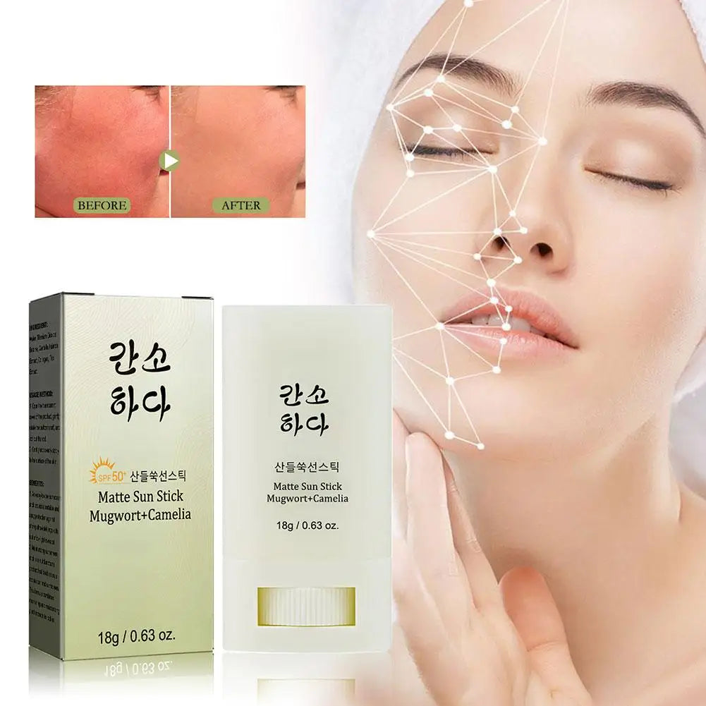 Face Sunscreen in Bar Solar Blocker Matte Sun Stick