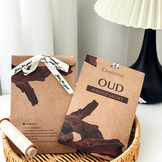 6 packs Oud Lavender Sandalwood Rose Coconut flower&Jasmine Scented Sachet Set for Closet Drawer Car Wardrobe,long last