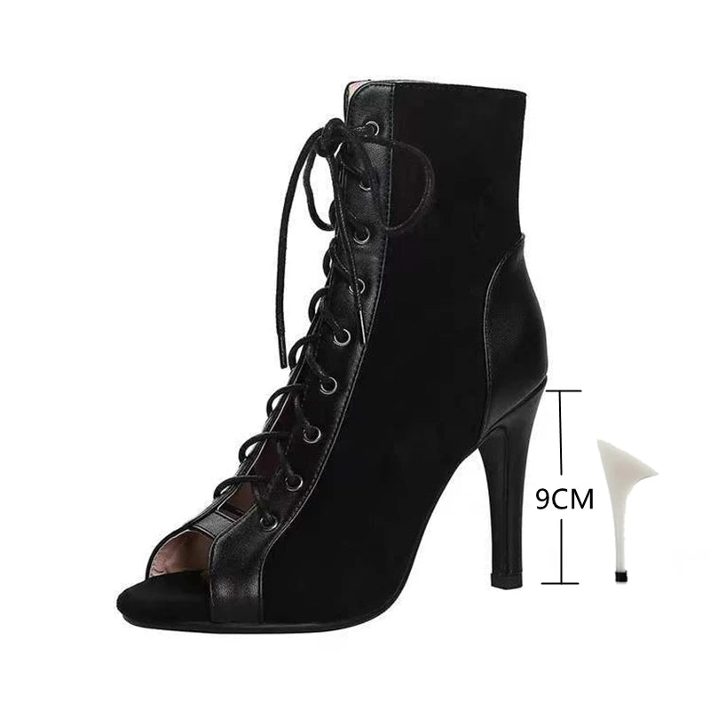 Women's Sexy Peep Toe Boots
