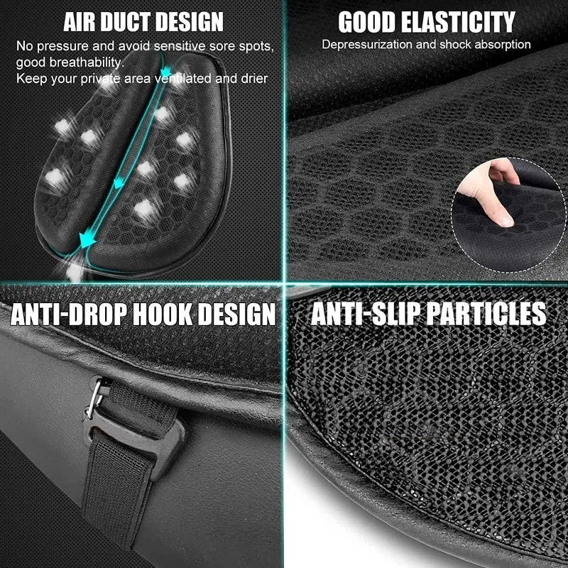 Motorcycle Seat Cushion 3D Honeycomb