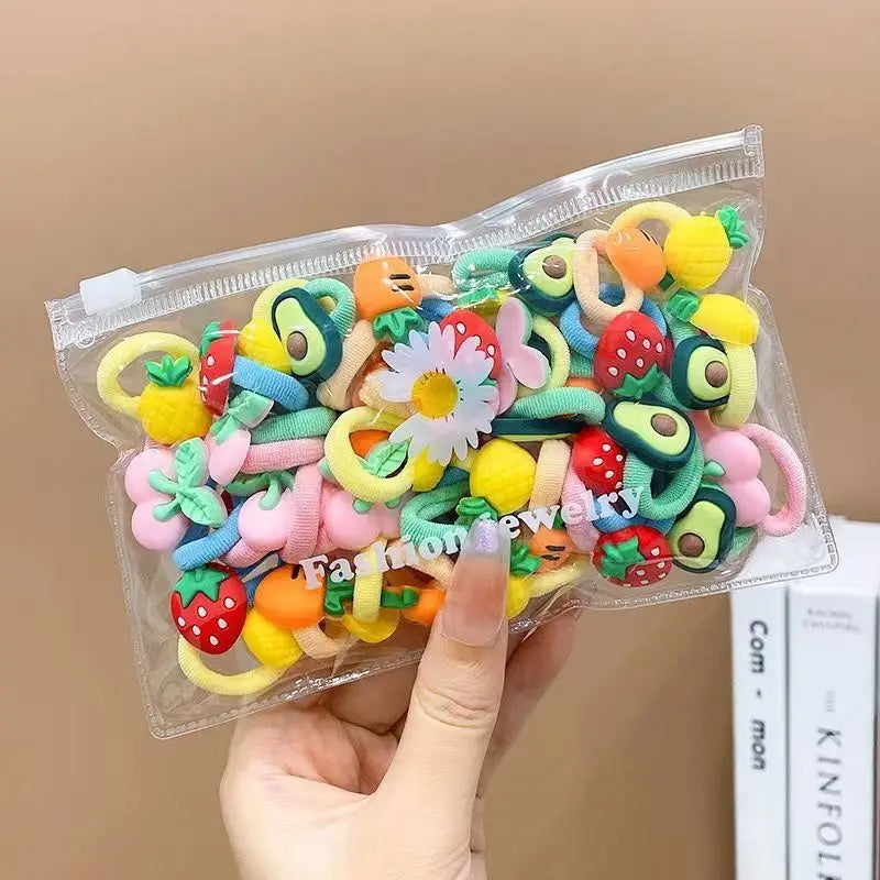 Cute Cartoon Rubber Elastic Hair Bands