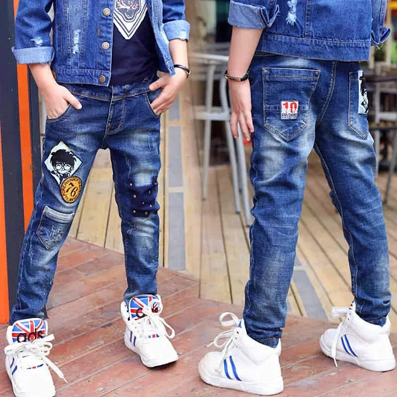 Teenager Boys Slim Fit Casual Trousers