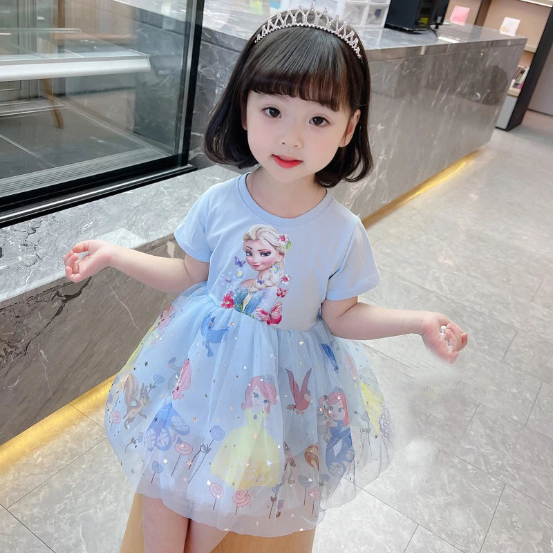 Disney Frozen Elsa Anna Princess Party Costume