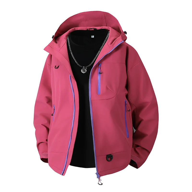 Windbreaker Hooded Zip Up Hiking Jackets