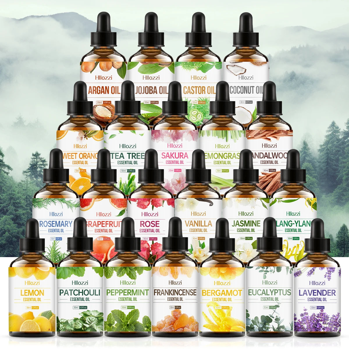 plant essential oil face and body skin care