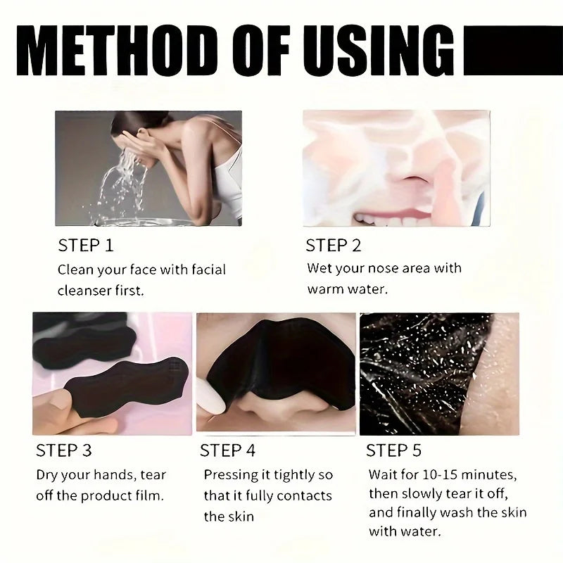10/50/100p Blackhead Nose Strips
