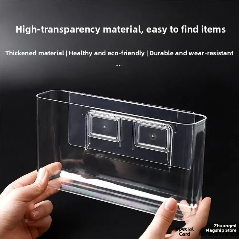 Transparent PS Wall-Mounted Storage Box