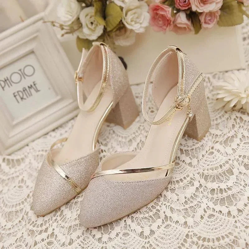Women's Shoes One Word Buckle Fashion Sandals