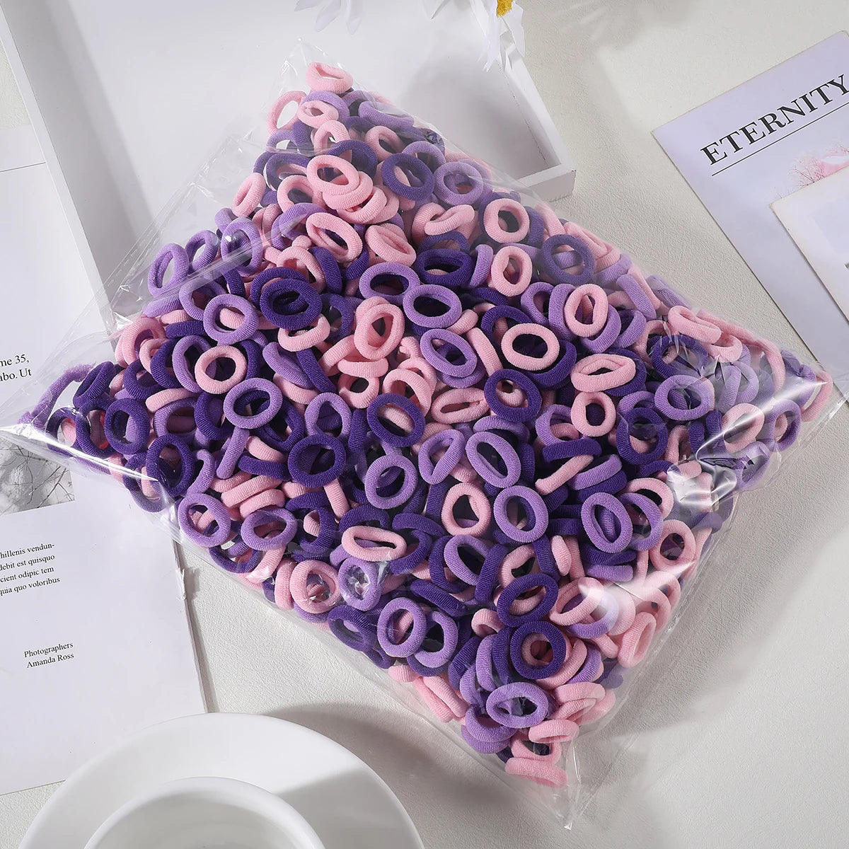 Nylon Elastic Ponytail Hold Rubber Band