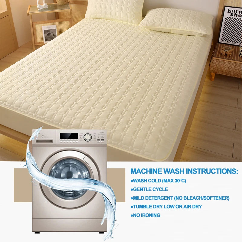 Premium Antibacterial Breathable Mattress Cover