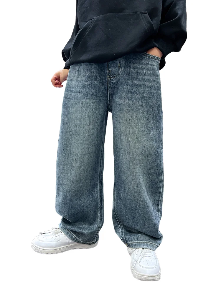 unisex fashion loose trousers jeans