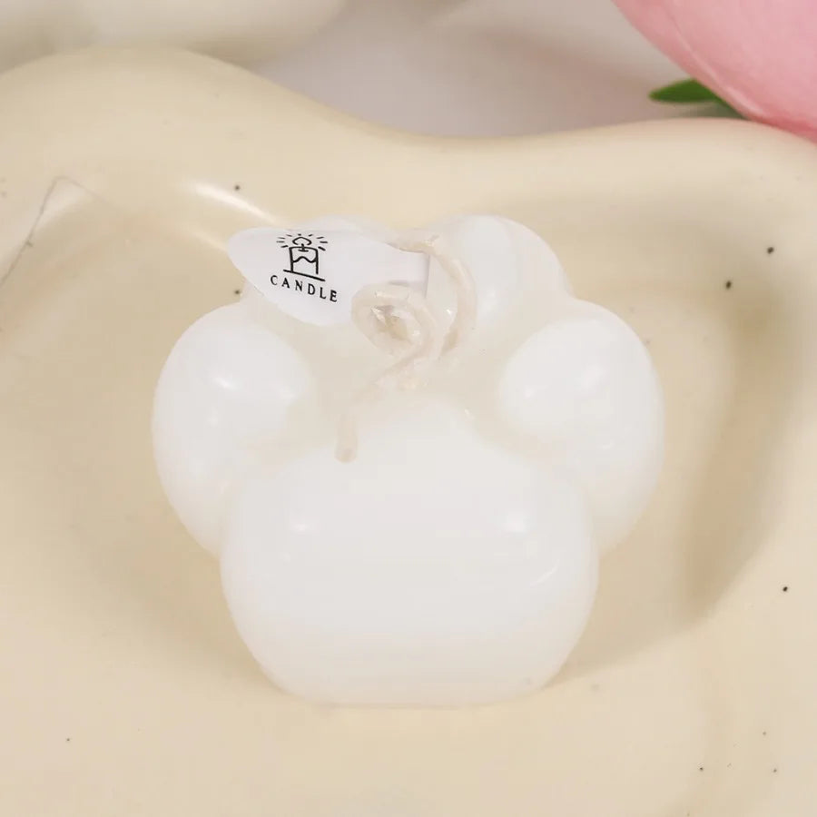 1pc/4pc Cat Paw Design Scented Candle ,For Birthday, Valentine's Day, Diy Home Decoration, party decoration, wedding souvenirs