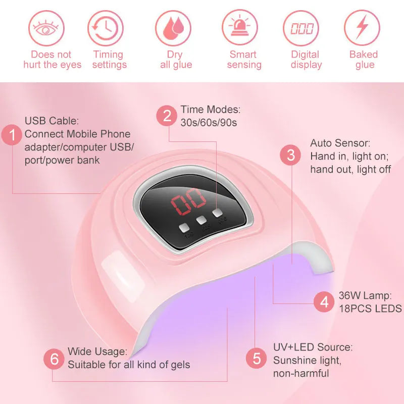 Nail Extension Kit Acrylic Gel Polish