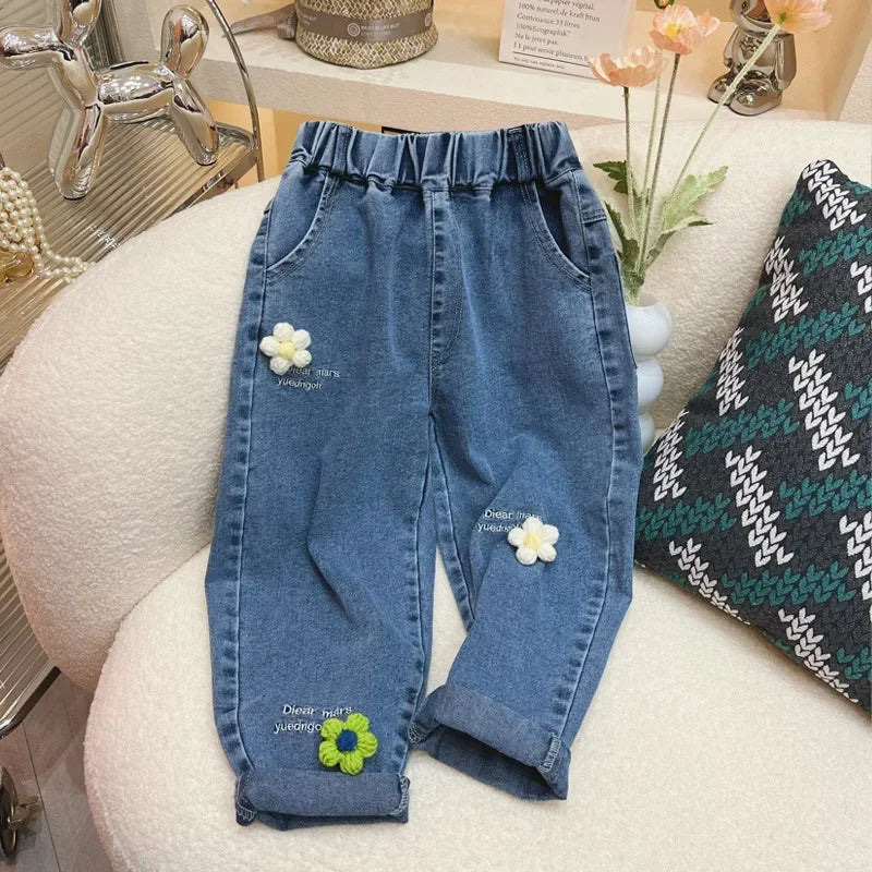 Ambroider Flower Jeans