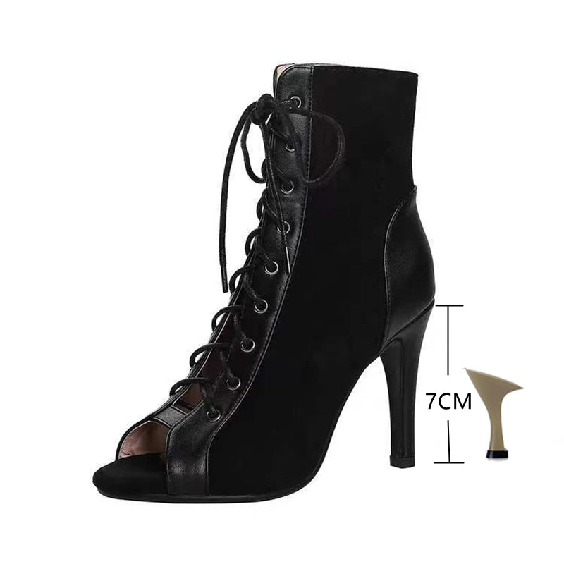 Women's Sexy Peep Toe Boots