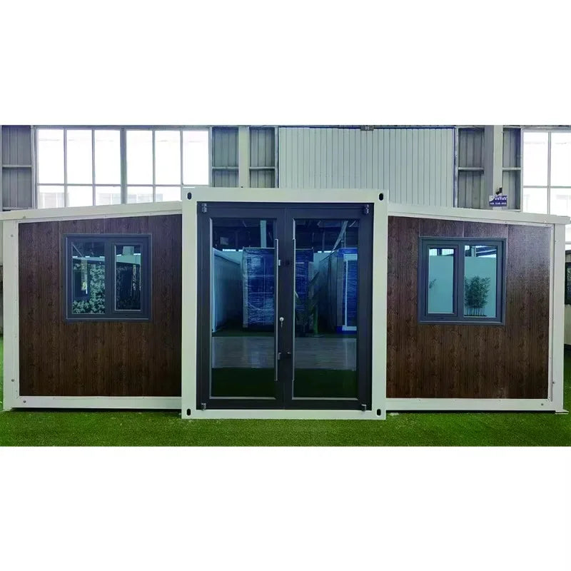 20ft 40ft Foldable House Expandable Living Container House 2/3/4 Bedrooms, Expansion Box Room with En Suite Toilet and Kitchen