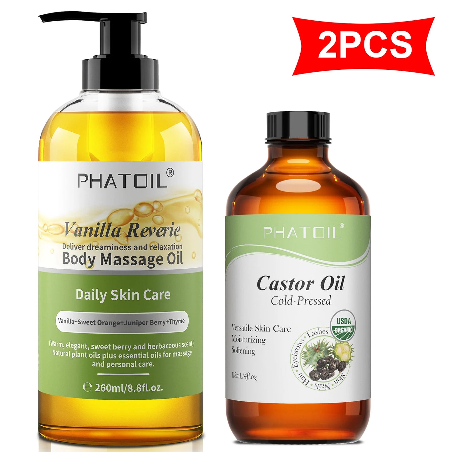 Organic Castor oil,Cold Pressed Unrefined Essential Oil