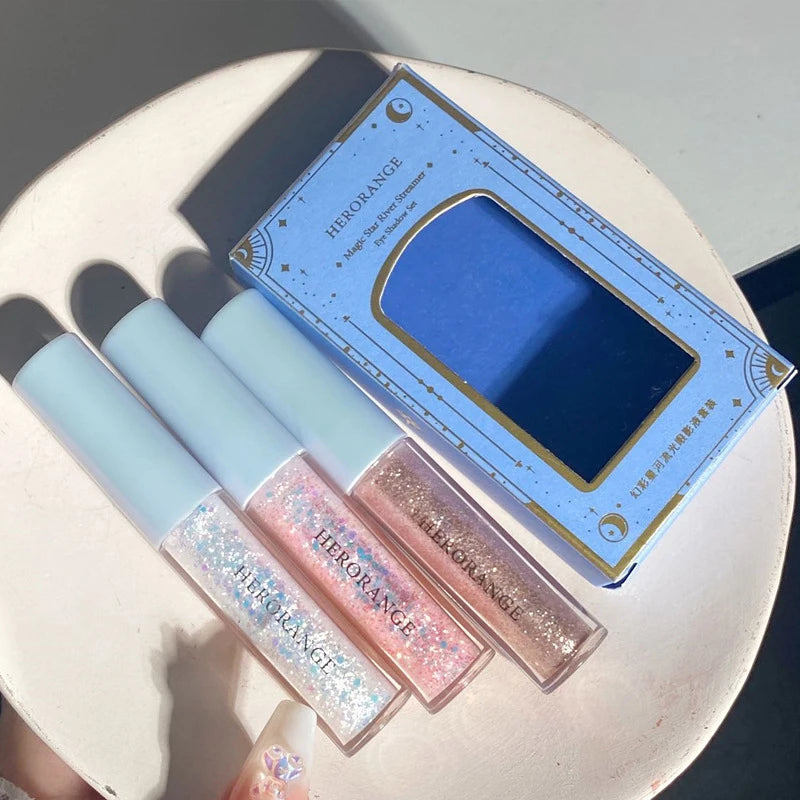 Eye shadow liquid gloss