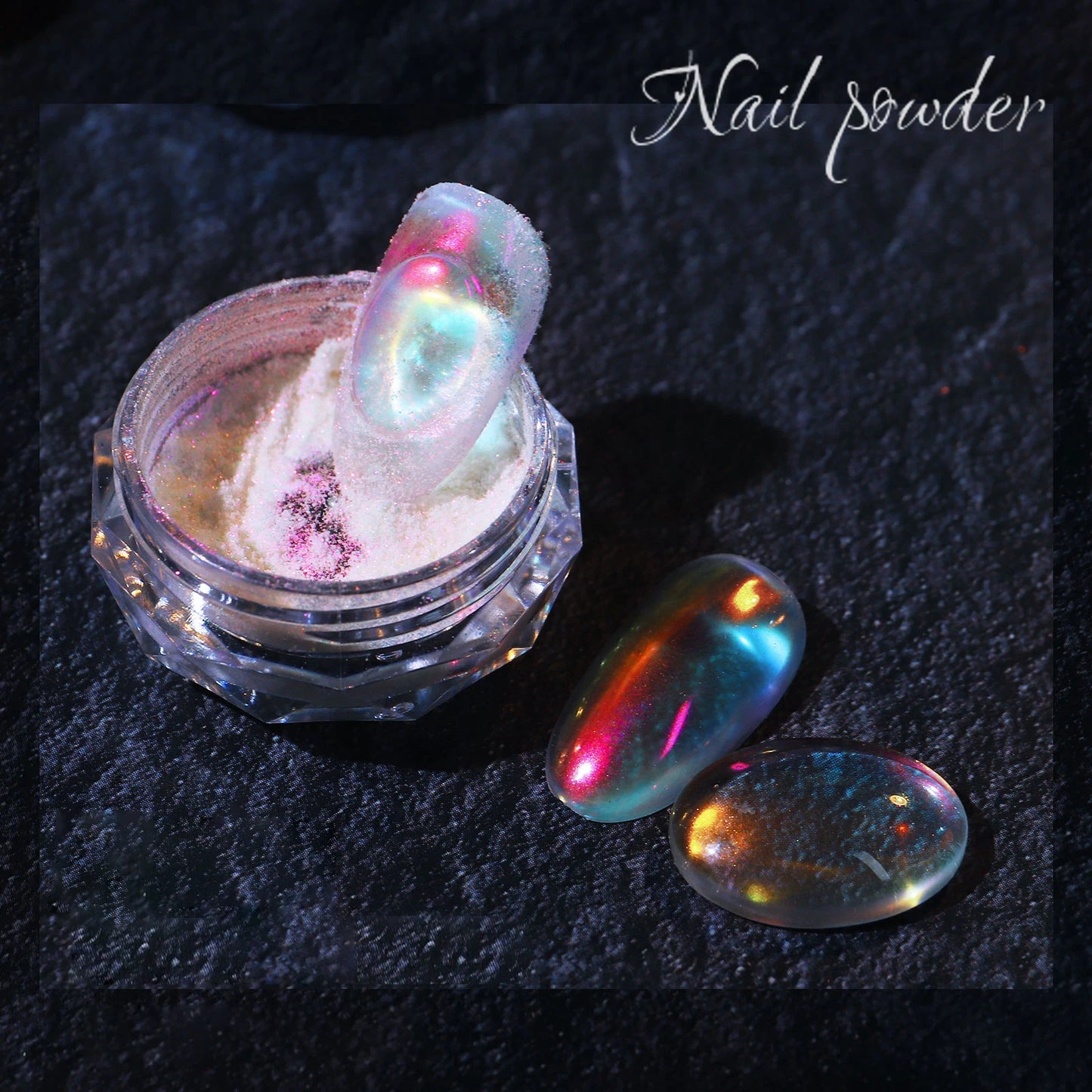 Nail Glitter Aurora Ice Transparent